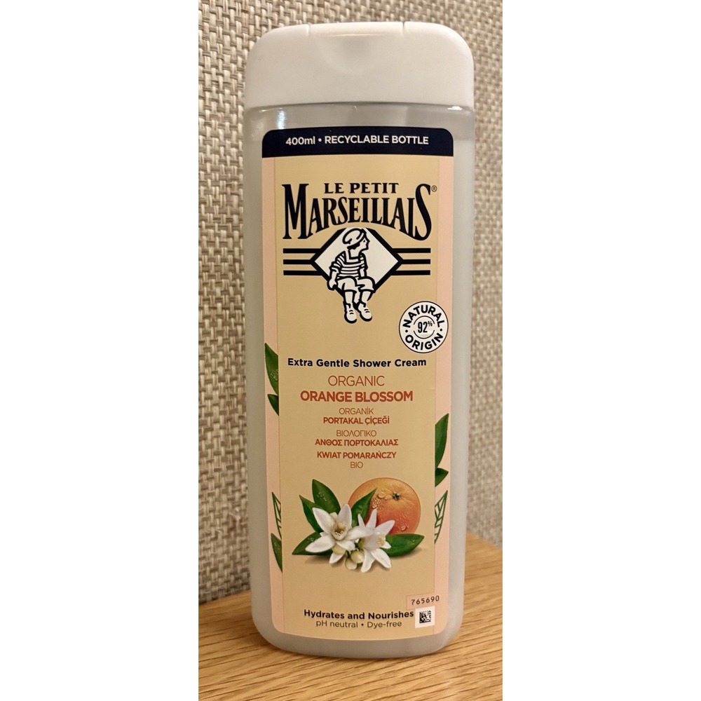 Le Petit Marseillais Orange Blossom Shower Gel Cream Imported France 13.5 oz